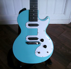 Epiphone Les Paul Sl Melody Maker Electric Guitar Turquoise Baby Blue W  Strap