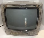 Zenith 13    Clear Tv Translucent Prison Television Crt Model H1301l Vintage Rare