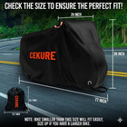 Outdoor Bike Cover Ultra Waterproof - Heavy Duty 210d Oxford Tear Resistant A   
