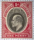 Travelstamps  1907 Southern Nigeria Stamps Sc  22  Mint Original Gum Hinged