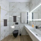 4 Pcs Towel Bar Set Bathroom Hardware Set Brushed Nickel Bath Accessories