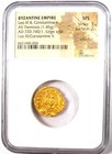 Leo Iii And Constantine V Av Tremissis Gold Coin 720 Ad - Certified Ngc Ms Unc