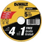 Dewalt 4 1 2 Cut Off Wheel Angle Grinder Cutting Disc 5 Pack Aluminum Oxide