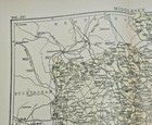 1895 Vintage Middlesex Uk Map Old Authentic Antique Encyclopedia Atlas Map