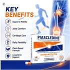 3x Piascledine 300mg Joint Care Support 30 Count Hip Knee Mobility Original Pack