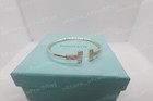 Gift tilffany co 18k bracelet In Rose-gold And Diamonds