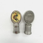2 Vintage American Souvenir Thimbles Edgewater Laughlin Nv   Intrepid Museum Nyc