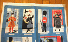 New Vintage 60s London Landmarks Souvenir Irish Linen Kitchen Tea Towel   Ulster