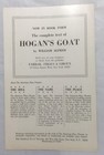 1966 Hogan s Goat Program W Alfred Dir  F Rolf Ralph Waite E 74th St Theater Ny