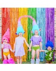 Metallic Foil Fringe Curtain Tinsel Photo Backdrop Party Birthday Decor 13 2 6 6