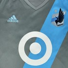 Minnesota United Fc Jersey Shirt Womens Xl Gray Mls Soccer Adidas Climacool Top