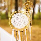 10 Pcs Metal Crafting Ring Floral Macrame Hoop Dreamcatcher Supplies