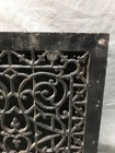 Antique Vtg Cast Iron Victorian Heat Grate Floor Register 10x12 Old 1585-25b