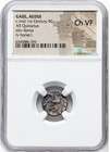 Ngc Ch Vf  Gaul Aedui Ancient France 50 Bc Celtic Celts Ar Quinarius Silver Coin