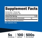 Nutricost Pure Creatine Monohydrate 500 Gram Powder