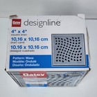 Oatey Designline 4  X 4  Stainless Steel Square Shower Drain Wave Drain Cover