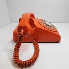 Vintage Stromberg Carlson Rotary Telephone Orange S-c-g3 
