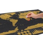 Scratch Map Deluxe World Map Poster Luckies Personal Travel Log Gift
