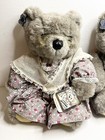 Vintage 1986 Grandma Bessie Grandpa Sam Plush Applause Teddy Bear Couple Set 15   
