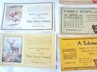 Lot Of 13 Vintage Bank Ink Blotters 
