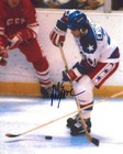 Mike Eruzione Usa Gold Signed 1980 Winter Olympics Hockey 8x10 Photo Coa Proof 