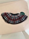 Play By Little Sleepies Plaid Tutu Skirt Red Green 3-6m Nwt
