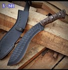 Full Tang 1095 Steel Fixed Blade Gurkha Kukri Service Knife Tactical Outdoor