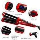 Ceramic Hair Crimper Iron Hair Waver 3 Barrel 0 6 Inch   16mm Perm Instant Cu   
