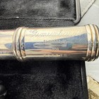 Gemeinhardt 30b Flute Silver Plate Low B Open Hole With Hard Case   Travel Case
