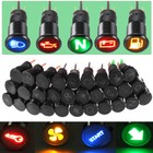 Car Boat 12mm Led Indicator Light Dash Dashboard Panel Warning Pilot Lamp