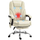 Vinsetto Heated Reclining Office Chair  Massage Desk Chair refurbished