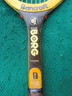 C 1970 Vintage Bancroft Bjorn Borg Personal Hand Crafted Wooden 4 1 2 M Usa Excl