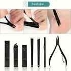 24pcs Pedicure   Manicure Set Nail Clippers Cleaner Cuticle Grooming Kit Case Us