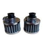 2x 1 2-inch Crankcase Breather Filter Universal Performance Car Truck Motorcycle