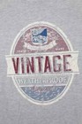 Weatherproof Vintage Men s Graphic Crew Neck Short Sleeve Tee  Gray  Size Xl