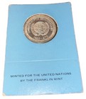 The United Nations Official 25th Anniversary Commemorative Medal Sterling Silver
