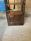 Thomasville Vintage Dark Wood 80   t X31lx16d Bookcase In Good Used Condition