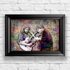 The Eagles Don Felder   Joe Walsh  8x12in Poster Hotel California Free Ship Us