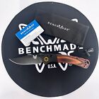      benchmade 15085 Custom Black Mini Crooked River S30v 3 4   Wood Folding Knife