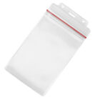 5 Pcs - Extra Large 4x6 Badge   Passport Id Holder - Waterproof W Resealable Zip