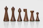 Minimalist Hermann Ohme Wooden Weighted Chess Pieces King 3 75    Christmas Gift