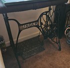 Vintage Singer Sewing Machine Treadle Table