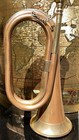 Antique Vintage Military Nautical Bugle Horn Copper Brass Great Condition India