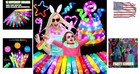 Glow Sticks Party Favors Kids 25pcs Neon Led Necklaces Bracelets Light