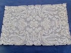 Vtg Italian Linen 8 Placemats 8 Napkins Madeira Embroidered Punto Tirato Lace