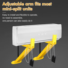 Mighty Bracket Mini Split Support Tool Mini Split Wall Mounting Bracket  Ductles