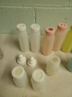 Vintage Lot Of Evenflo Plastic Baby Bottles  white blue yellow pink  4oz   8oz
