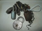 Lot Of 8 Vtg Ornate Padlocks 7-11 Yale Corbin Us American Reese 1 With Key Usa
