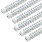 25pcs T8 8ft Led Tube Lights 72w 6000k Garage 8  Led Shop Light Ceiling Fixtures