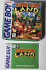 Donkey Kong Land Gameboy Box   Manual  Only Authentic No Game